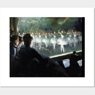 High Resolution Everett Shinn Painting The White Ballet 1904 Posters and Art